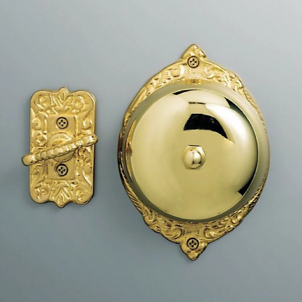 Restoration Hardware RH Twist Doorbell Brass